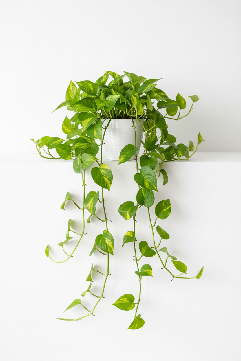Golden Pothos trailing vines in 4 inch pot